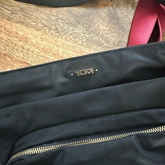 Tumi Black and Red Crossbody Bag - Picture 2 of 4